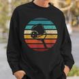 Sunset Us Flag Pickleball Addict Player Paddleball Lover Sweatshirt Gifts for Him
