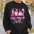 Support Squad Tooth Dental Breast Cancer Awareness Dentist Sweatshirt Gifts for Him