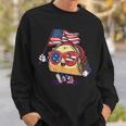 Taco Sunglasses American Flag Usa Funny 4Th Of July Gifts Sweatshirt Gifts for Him