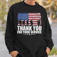 Thank You For Your Services Patriotic Veterans Day For Men Sweatshirt Gifts for Him