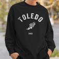 Toledo Ohio Oh Vintage Running Sports Design Sweatshirt Gifts for Him