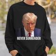 Trump 2024 Never Surrender Pro Trump Shot Sweatshirt Gifts for Him