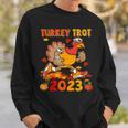 Turkey Trot 2023 Thanksgiving Turkey Running Runner Autumn Sweatshirt Gifts for Him