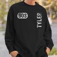 Tyler Texas 903 Area Code Vintage Retro Sweatshirt Gifts for Him