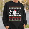 Ugly Christmas Sweater Pomeranian Dog Sweatshirt Gifts for Him