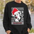 Ugly Christmas Sweater Style Merry Kissmas Sweatshirt Gifts for Him