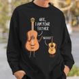Uke I Am Your Father Funny Guitar Music Lover Ukulele Sweatshirt Gifts for Him