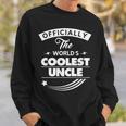 Uncle Worlds Coolest Uncle Sweatshirt Gifts for Him
