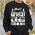 Never Underestimate The Power Of A Palestinian Dad Sweatshirt Gifts for Him