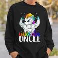 Unicorn Uncle Unclecorn For Men Manly Unicorn Gift Sweatshirt Gifts for Him