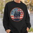 Us Army Veterans Pride Honor Military Us Flag Vintage Men Sweatshirt Gifts for Him