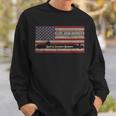 Uss John Warner Ssn-785 Submarine Usa American Flag Sweatshirt Gifts for Him