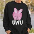 Uwu Kawaii Rabbit Cute Sweatshirt Gifts for Him