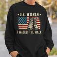 Veteran Of United States Us Army American Flag Vintage Sweatshirt Gifts for Him