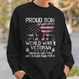 Veteran Vets Ww 2 Military Shirt Proud Son Of A Wwii Veterans Sweatshirt Gifts for Him