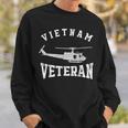 Vietnam Veteran Veterans Military Helicopter Pilot Sweatshirt Gifts for Him