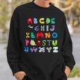 Villain Letter Abc Learning Boys Matching Evil Alphabet Lore Sweatshirt Gifts for Him