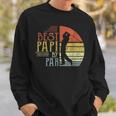 Vinatge Fathers Day Best Papi By Par Golf Gifts For Papi Sweatshirt Gifts for Him