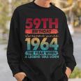 Vintage 1964 59 Year Old Limited Edition 59Th Birthday Sweatshirt Gifts for Him