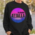Vintage Attalla Vaporwave Alabama Sweatshirt Gifts for Him