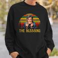 Vintage The-Blessing-National Sweatshirt Gifts for Him