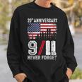 Vintage Design Patriotic Day Never Forget 2001 911 Sweatshirt Gifts for Him