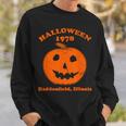 Vintage Halloween 1978 Pumpkin Haddonfield Illinois Sweatshirt Gifts for Him