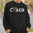 Vintage Lacrosse Coach Lacrosse Team Coach Retro Sweatshirt Gifts for Him