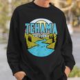 Vintage Tehama California River Valley Souvenir Print Sweatshirt Gifts for Him
