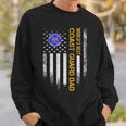 Vintage Usa American Flag Worlds Best Us Coast Guard Dad Funny Gifts For Dad Sweatshirt Gifts for Him