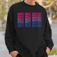 Vintage Why Not Both Funny Gay Bisexual Bi Flag Pride Sweatshirt Gifts for Him
