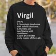 Virgil Definition Personalized Name Funny Birthday Gift Idea Sweatshirt Gifts for Him
