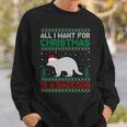 All I Want For Xmas Is A Raccoon Ugly Christmas Sweater Sweatshirt Gifts for Him