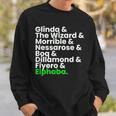 Wicked Characters Musical Theatre Musicals Sweatshirt Gifts for Him