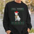 Xmas Bull Terrier Dog Ugly Christmas Sweater Party Sweatshirt Gifts for Him