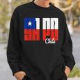 Ya Po Chile Flag And Map Word Fill Chile Funny Gifts Sweatshirt Gifts for Him
