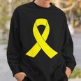 Yellow Ribbon Sarcoma Bone Cancer Awareness Sweatshirt Gifts for Him