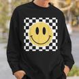 Yellow Smile Face Retro Happy Face Vintage Smiling 70S Peace Sweatshirt Gifts for Him