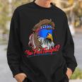 You Free Tonight Funny 4Th Of July Bald Eagle American Flag Sweatshirt Gifts for Him