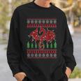 Zodiac Dragon Ugly Sweater Christmas Lights Dragon Lover Sweatshirt Gifts for Him