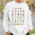 Alphabet Mental Health Awareness Counselor Coping Skills Sweatshirt Gifts for Him