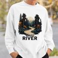 Amite River Retro Minimalist River Amite Sweatshirt Gifts for Him