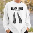 Black Lines Matter Car Burnout Skid Sweatshirt Gifts for Him
