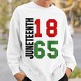 Black Proud African American For Junenth Sweatshirt Gifts for Him