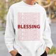 Bless You Blessing In Disguise Halloween Costume Vintage Halloween Funny Gifts Sweatshirt Gifts for Him