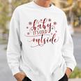 Buffalo Plaid Christmas Song Baby It's Cold Outside Sweatshirt Gifts for Him