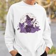 Cute Black Cats Moon Halloween Cat Halloween Cat Sweatshirt Gifts for Him