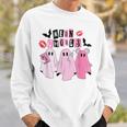 Cute Ghost Mean Ghouls Halloween Costume Spooky Season Sweatshirt Gifts for Him