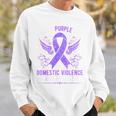 Domestic Violence Awareness Stronger Than Silence Sweatshirt Gifts for Him