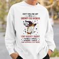 Dont Piss Me Off Im A Grumpy Old Woman Unicorn Witch Sweatshirt Gifts for Him